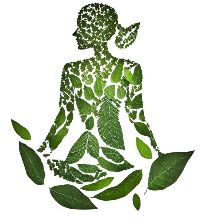 green leaf shape women